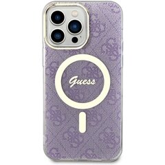 Guess GUHMP14XH4STU iPhone 14 Pro Max 6.7" purpurowy|purple hardcase 4G MagSafe цена и информация | Чехлы для телефонов | hansapost.ee