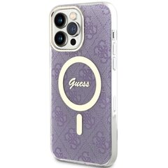 Guess GUHMP14XH4STU iPhone 14 Pro Max 6.7" purpurowy|purple hardcase 4G MagSafe цена и информация | Чехлы для телефонов | hansapost.ee