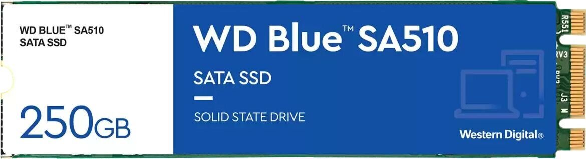 WD Blue SA510 WDS250G3B0B цена и информация | Sisemised kõvakettad | hansapost.ee