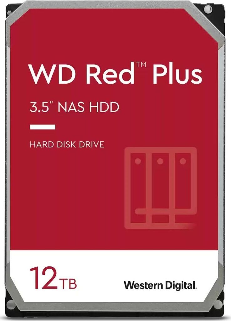 WD Red Plus WD120EFBX цена и информация | Sisemised kõvakettad | hansapost.ee