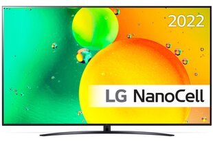 Смарт-ТВ LG 75NANO766QA 75&quot; 4K ULTRA HD NANO CELL WIFI цена и информация | Телевизоры | hansapost.ee