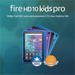 Amazon Fire HD 10 32GB Kids Pro, черный цена и информация | Tahvelarvutid | hansapost.ee