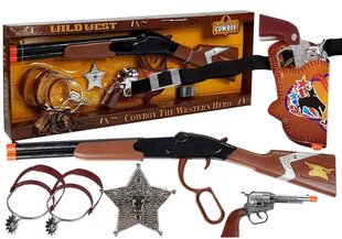 Zestaw Kowboja Kowbojski Pistolet + Akcesoria цена и информация | Игрушки для мальчиков | hansapost.ee
