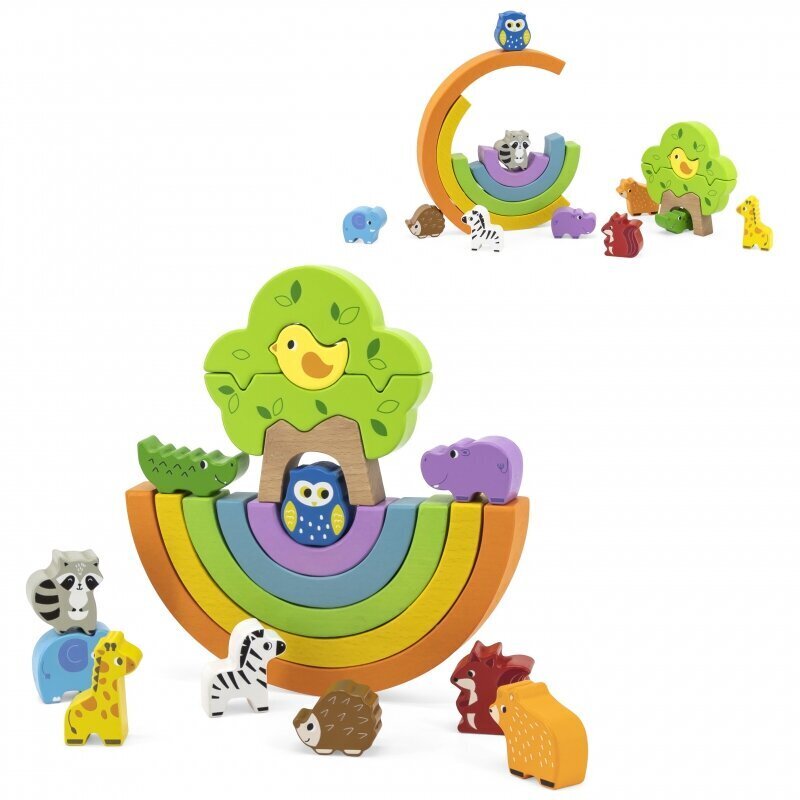 Puidust tasakaalu loovklotsid Viga Toys hind ja info | Arendavad laste mänguasjad | hansapost.ee
