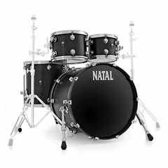 Akustilised trummid Natal Maple Originals KMA-UFX-MBK1 цена и информация | Ударные инструменты | hansapost.ee