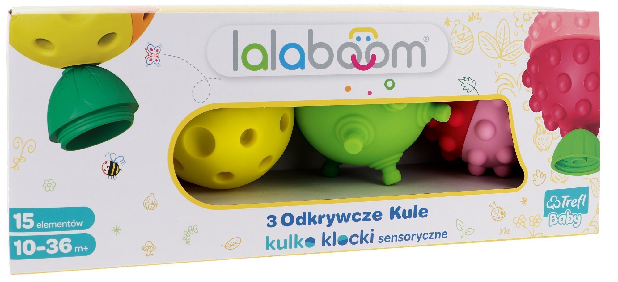 Uurimuslikud sensoorsed pallid Trefl Lalaboom 61360 hind ja info | Beebide mänguasjad | hansapost.ee