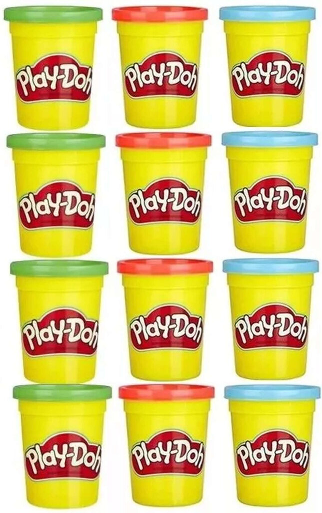 Komplekt 3 kevadist Play-Doh värvi 12 tuubi цена и информация | Kunstitarbed, voolimise tarvikud | hansapost.ee