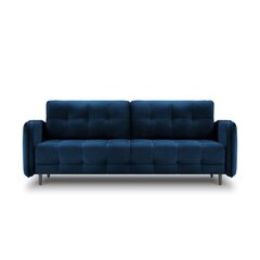 Бархатный диван-кровать Micadoni Scaleta, синий/черный цвет цена и информация | Диваны | hansapost.ee