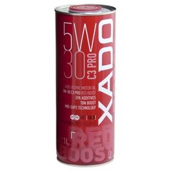Xado Atomic Oil mootoriõli 5W-30 C3 PRO Red Boost, 1L hind ja info | Mootoriõlid | hansapost.ee