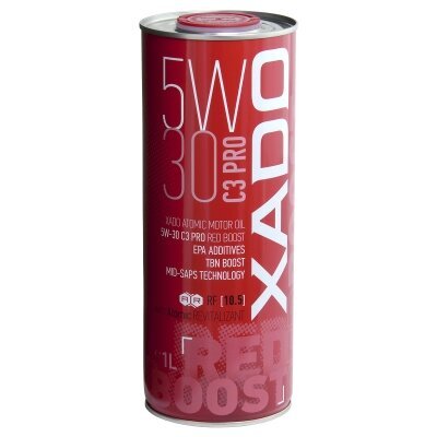 Xado Atomic Oil mootoriõli 5W-30 C3 PRO Red Boost, 1L цена и информация | Mootoriõlid | hansapost.ee