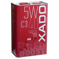 Xado Atomic Oil mootoriõli 5W-40 C3 Red Boost, 4L hind ja info | Mootoriõlid | hansapost.ee