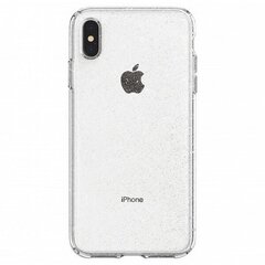 Spigen Liquid Crystal Glitter iPhone Xs Max crystal quartz 065CS25123 цена и информация | Чехлы для телефонов | hansapost.ee