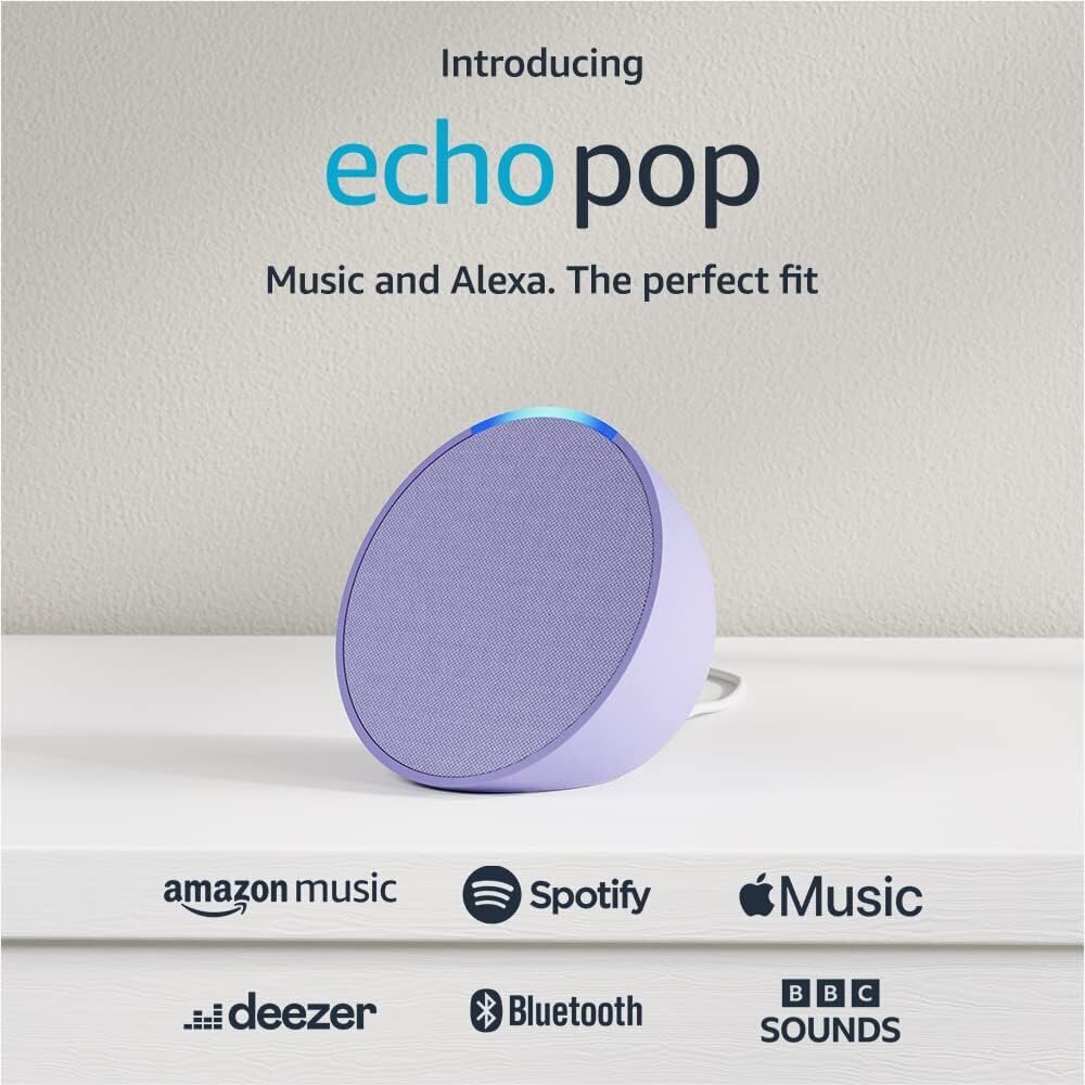 Amazon Echo Pop Glacier White hind ja info | Kõlarid | hansapost.ee