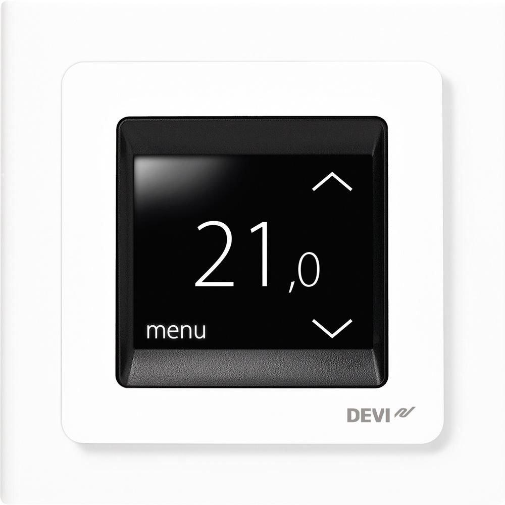 Elektrooniline programmeeritav termostaat Devi DEVIreg Touch цена и информация | Põrandaküte | hansapost.ee