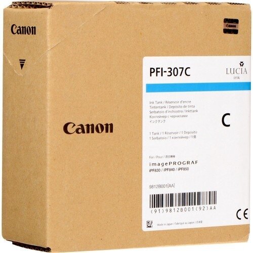 Canon Ink PFI-307 Cyan (9812B001) hind ja info | Tindiprinteri kassetid | hansapost.ee