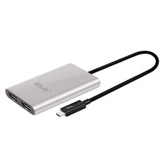 CLUB3D Thunderbolt™ 3 to 2x Displayport™ 1.2 Dual Monitor 4K 60Hz price and information | USB adapters and splitters | hansapost.ee