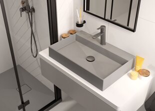 Graniidist valamu Deante Correo CQR SU6S, grey price and information | Bathroom sinks, washbasins | hansapost.ee