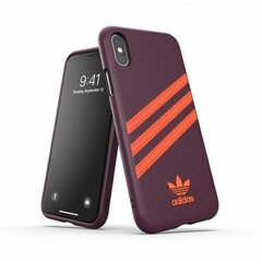 Adidas OR Moulded PU iPhone X|XS bordowo-pomarańczowy|maroon-orange 40561 цена и информация | Чехлы для телефонов | hansapost.ee