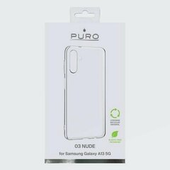 Puro Nude 0.3 Samsung A13 5G A136 przeźroczysty|transparent SGA1303NUDETR цена и информация | Чехлы для телефонов | hansapost.ee