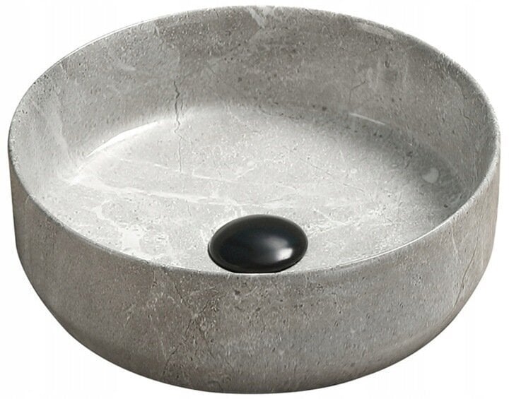 Valamu Mexen Felicia, 34 cm, Grey Stone hind ja info | Vannitoa valamud, kraanikausid | hansapost.ee