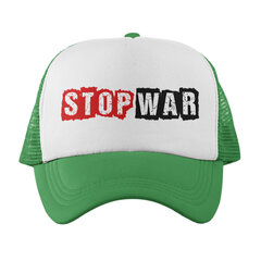 Кепка STOP WAR, зеленая цена и информация | Оригинальные шапки | hansapost.ee