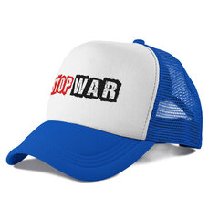 Кепка STOP WAR, синяя цена и информация | Оригинальные шапки | hansapost.ee