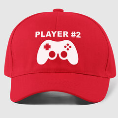 Кепка Игрок №2, красный цвет цена и информация | Оригинальные шапки | hansapost.ee