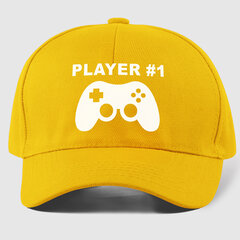 Müts Player #1, kollane hind ja info | Huvitavad mütsid | hansapost.ee