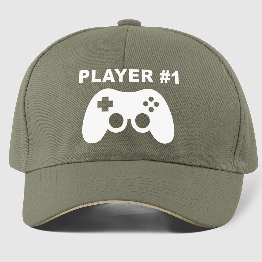 Müts Player #1, khaki цена и информация | Huvitavad mütsid | hansapost.ee
