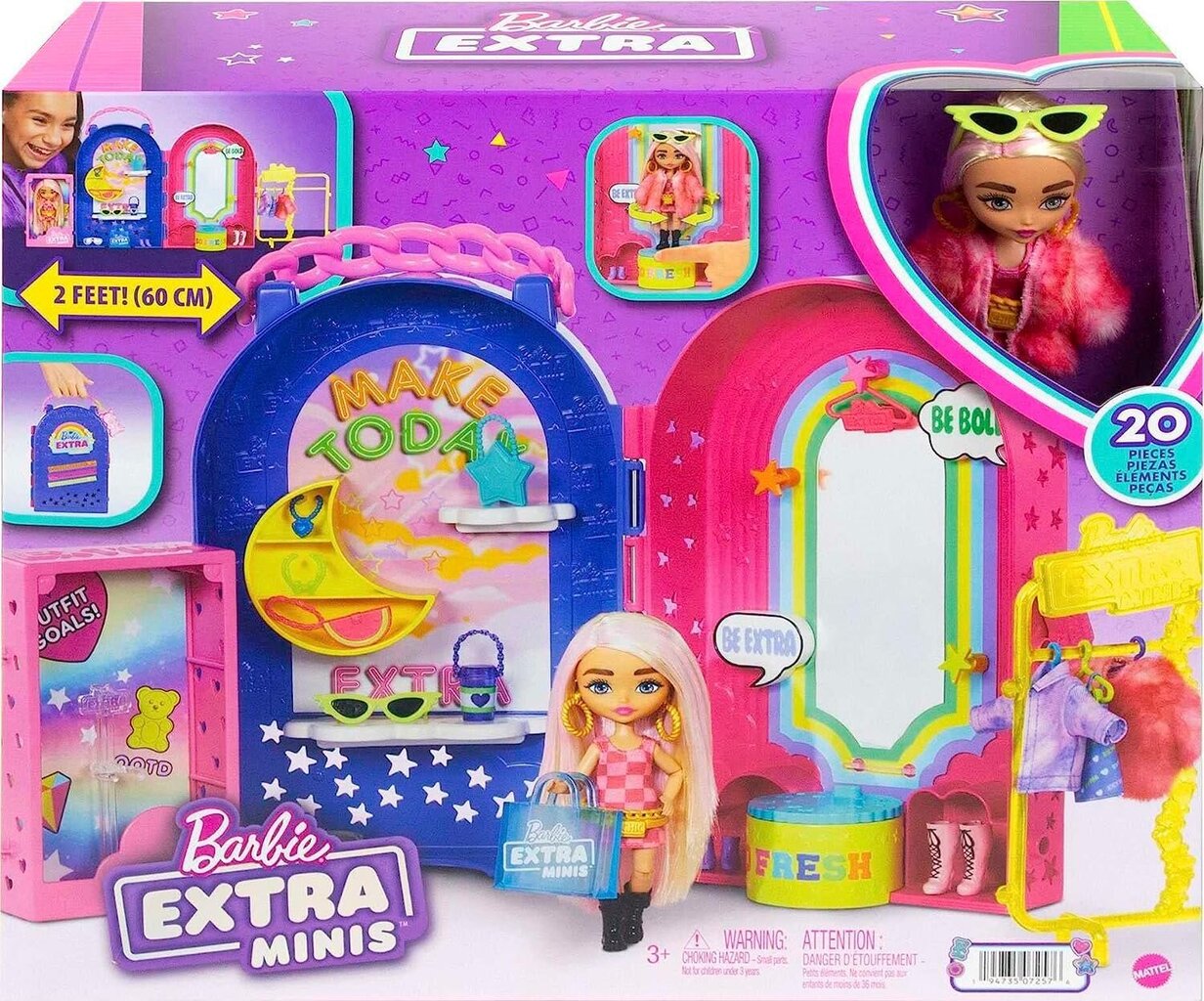 Barbie® Extra Minis moebutiik HHN15 hind ja info | Mänguasjad tüdrukutele | hansapost.ee