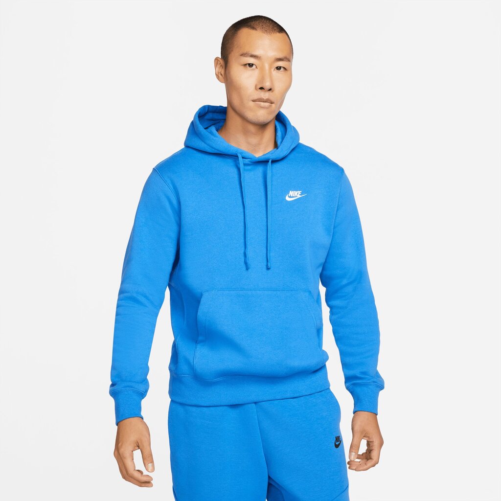 Nike meeste dressipluus NSW CLUB HOODIE, sinine цена и информация | Pusad meestele | hansapost.ee