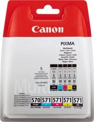 Canon Ink PGI-570/CLI-571 Multipack (0372C004), цена и информация | Картриджи для струйных принтеров | hansapost.ee