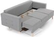2-osaline pehme mööbli komplekt Asgard 3+1, hall hind ja info | Pehme mööbli komplektid | hansapost.ee