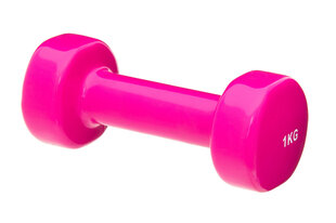 Hantel Atom roosa, 1 kg hind ja info | Hantlid, kangid, raskused | hansapost.ee