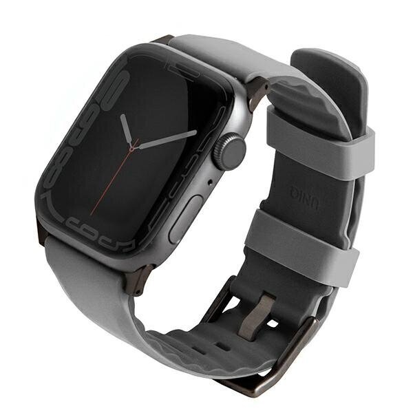 Uniq Linus Apple Watch Series 42/44/45mm, Chalk Grey цена и информация | Nutikellade aksessuaarid ja tarvikud | hansapost.ee