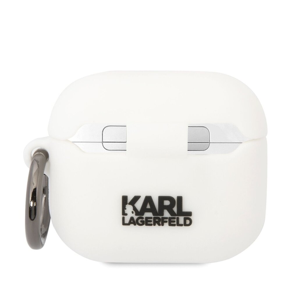 Karl Lagerfeld 3D Logo NFT Choupette Head Silicone Case for Airpods 3 White hind ja info | Kõrvaklapid | hansapost.ee