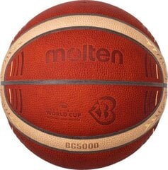 Basketball ball competition MOLTEN B7G5000-M3P FIBA premium leather size 7 цена и информация | Баскетбольные мячи | hansapost.ee