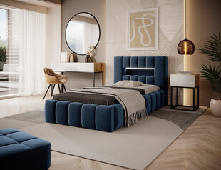 Кровать Lamica, 90x200 см, синяя цена и информация | Кровати | hansapost.ee
