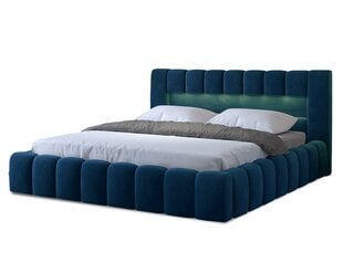 Voodi Lamica, 160x200 cm, sinine price and information | Beds | hansapost.ee