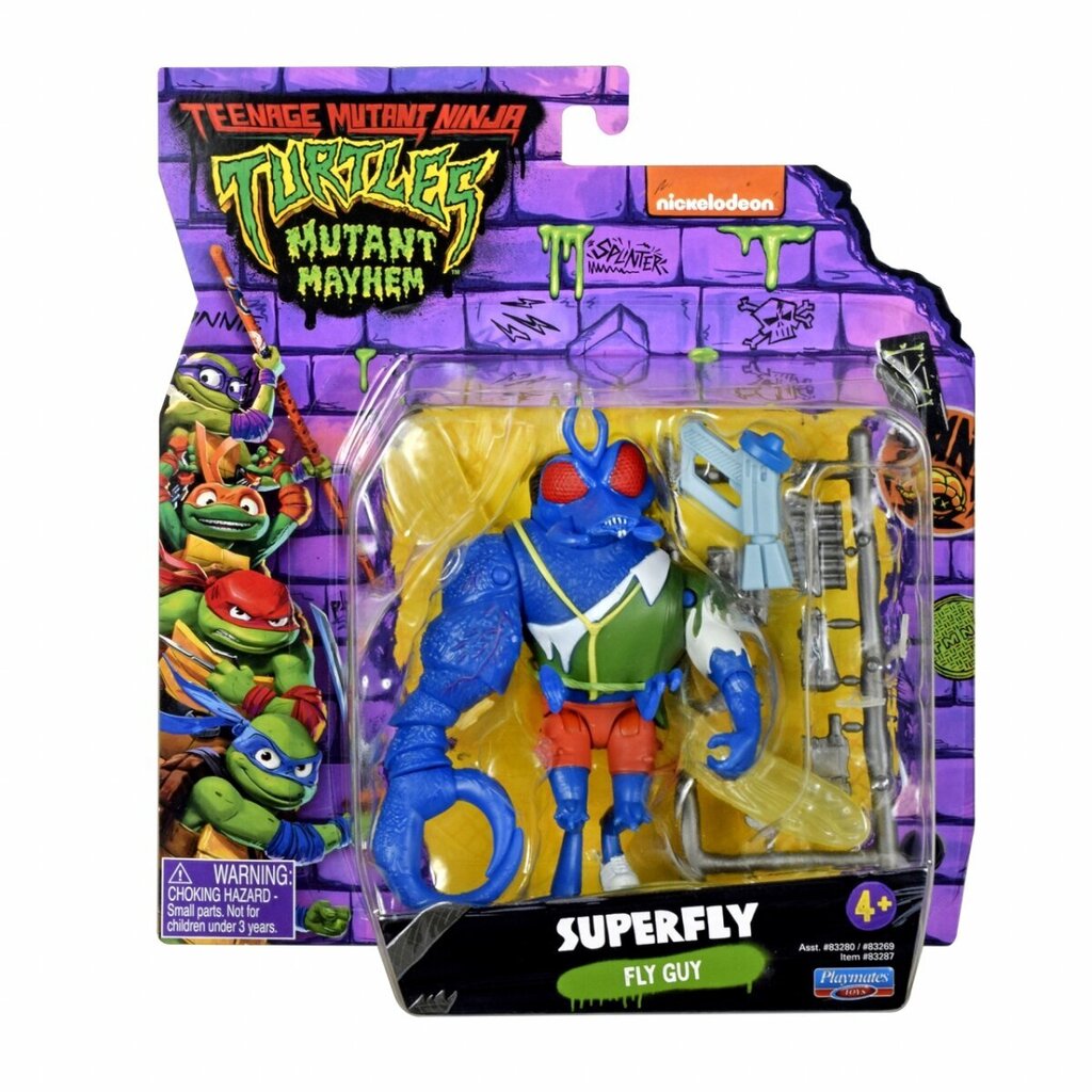 Фигурка Tmnt Черепашки Ниндзя Superfly 83287 цена | hansapost.ee