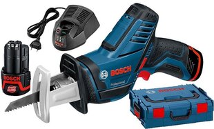 Akusaag Bosch GSA 12V-14, 2x3,0Ah 060164L976 hind ja info | Elektrilised saed, ketassaed ja tarvikud | hansapost.ee