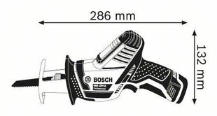 Akusaag Bosch GSA 12V-14, 2x3,0Ah 060164L976 цена и информация | Пилы, циркулярные станки | hansapost.ee