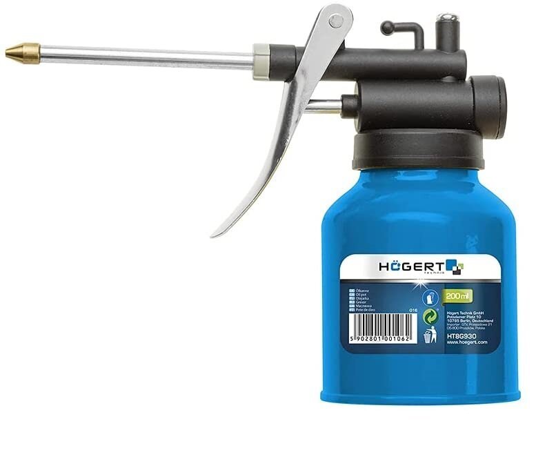 Hogert metallist määrdepüstol 200 ml, HT8G930 цена и информация | Käsitööriistad | hansapost.ee