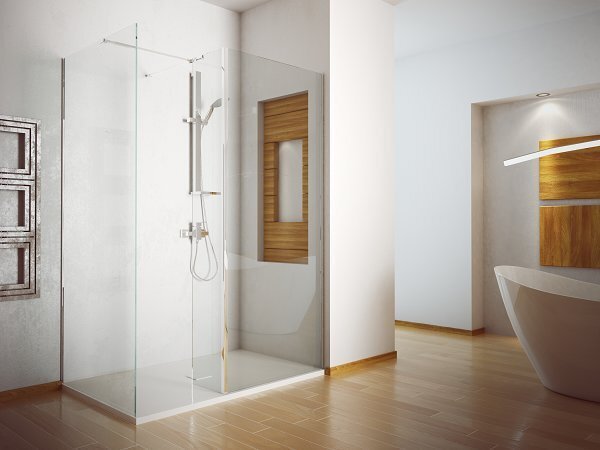 Dušikabiin Besco INDRE walk-in, 140x90x195 cm hind ja info | Dušikabiinid | hansapost.ee