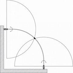 Душевая кабина P2222 80x80 grey без основания цена и информация | Душевые кабины | hansapost.ee