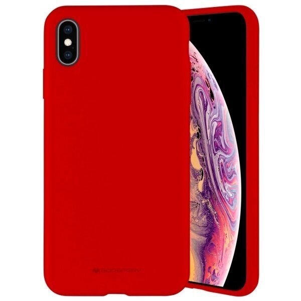 Mercury Silicone Case, punane цена и информация | Telefonide kaitsekaaned ja -ümbrised | hansapost.ee