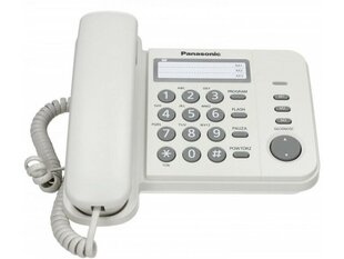 Panasonic KX-TS520FXW, белый цена и информация | Стационарные телефоны | hansapost.ee