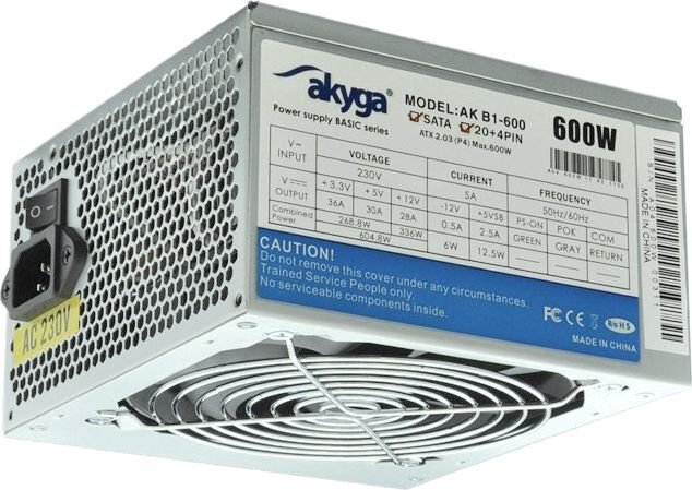 Akyga AK-B1-600 600W price and information | Toiteplokid | hansapost.ee