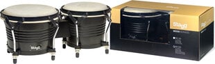 Bongo trummid Stagg BW-200-BK цена и информация | Перкуссии | hansapost.ee