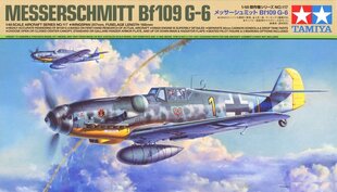 Tamiya - Messerschmitt Bf109 G-6, 1/48, 61117 hind ja info | Klotsid ja konstruktorid | hansapost.ee